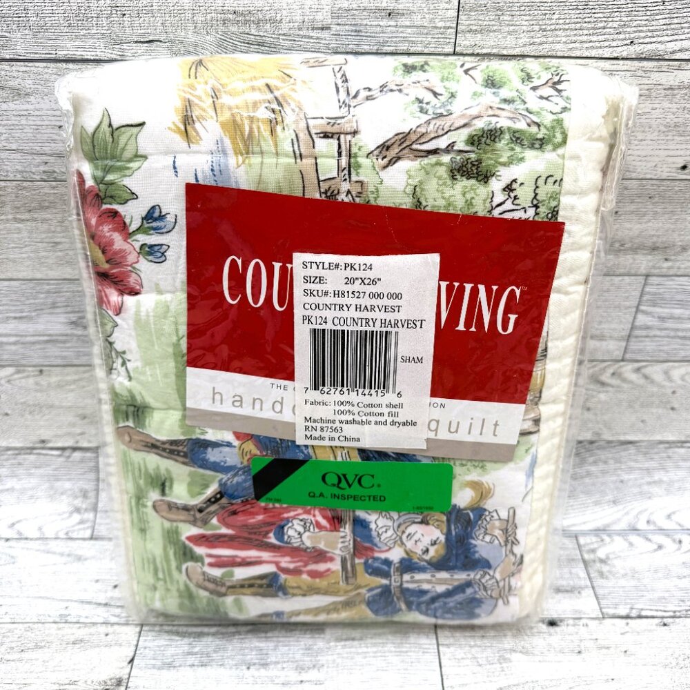 Brand New Country Living 'The Country Living Collection' Handcrafted Quilt 20x26